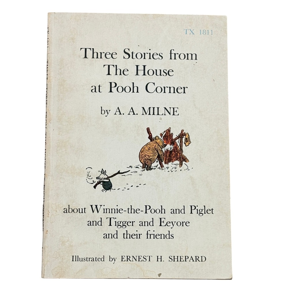 Vintage 1973 Three Stories From The House at Pooh Corner A A Milne Scholastic
